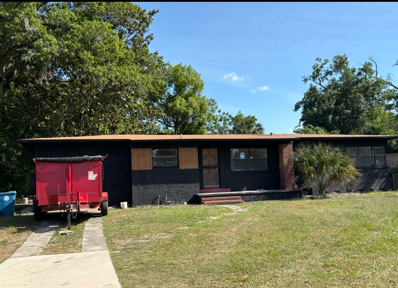 Tired exterior before rehab begins